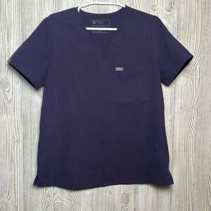 Women’s Figs Scrub Catarina One-Pocket Scrub Top Size Medium Purple